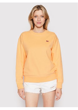 Levi's® Bluza Standard Fleece 24688-0053 Pomarańczowy Regular Fit ze sklepu MODIVO w kategorii Bluzy damskie - zdjęcie 182713248