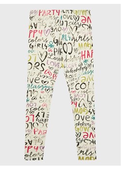 United Colors Of Benetton Legginsy 32AYCF02A Biały Slim Fit ze sklepu MODIVO w kategorii Spodnie dziewczęce - zdjęcie 182713249