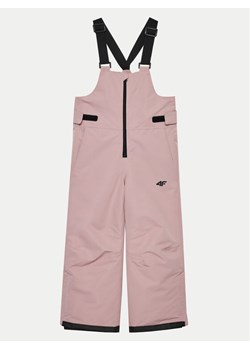 4F Spodnie snowboardowe 4FJWAW24TFTRF664 Beżowy Regular Fit ze sklepu MODIVO w kategorii Spodnie dziewczęce - zdjęcie 182713357