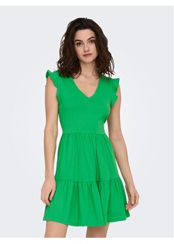 ONLY Sukienka letnia May 15226992 Zielony Regular Fit ze sklepu MODIVO w kategorii Sukienki - zdjęcie 182713367