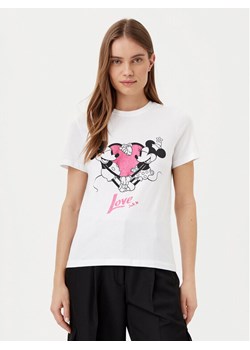 ONLY T-Shirt Mickey 15317991 Biały Regular Fit ze sklepu MODIVO w kategorii Bluzki damskie - zdjęcie 182713409
