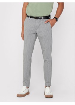 Only & Sons Chinosy Mark 22013727 Szary Slim Fit ze sklepu MODIVO w kategorii Spodnie męskie - zdjęcie 182713439