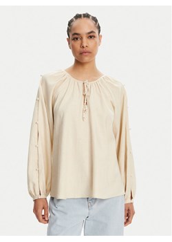 TWINSET Bluzka 251LM2QFF Beżowy Regular Fit ze sklepu MODIVO w kategorii Bluzki damskie - zdjęcie 182713498