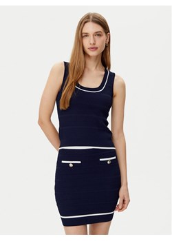 Guess Bluzka 5RGR03 5640Z Granatowy Regular Fit ze sklepu MODIVO w kategorii Bluzki damskie - zdjęcie 182713528