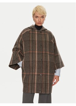 Weekend Max Mara Płaszcz wełniany Agitare 2425496012 Czarny Loose Fit ze sklepu MODIVO w kategorii Płaszcze damskie - zdjęcie 182713536