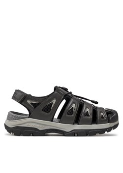 Skechers Sandały Tresmen-Outseen 204111/GRY Szary ze sklepu MODIVO w kategorii Sandały męskie - zdjęcie 182713589