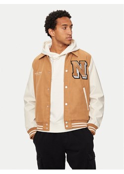 Jack&Jones Kurtka bomber Carter 12260455 Beżowy Regular Fit ze sklepu MODIVO w kategorii Kurtki męskie - zdjęcie 182713615