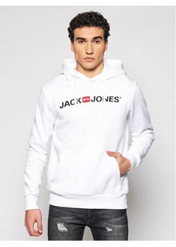 Jack&Jones Bluza Corp Old Logo 12137054 Biały Regular Fit ze sklepu MODIVO w kategorii Bluzy męskie - zdjęcie 182713627