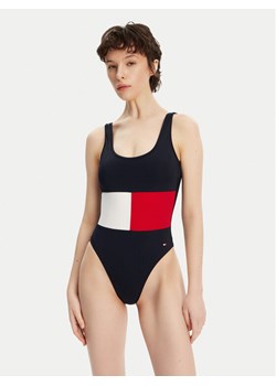 Tommy Hilfiger Strój kąpielowy UW0UW05853 Granatowy - id: 0000304673795 - marki Tommy Hilfiger - 182713628 Tommy Hilfiger Strój kąpielowy UW0UW05853 Granatowy ze sklepu MODIVO w kategorii Stroje kąpielowe - zdjęcie 182713628