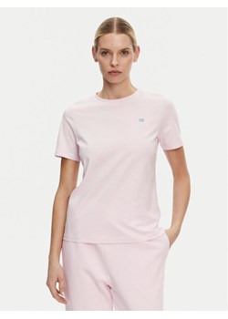 Tommy Hilfiger T-Shirt WW0WW45522 Różowy Regular Fit ze sklepu MODIVO w kategorii Bluzki damskie - zdjęcie 182713719