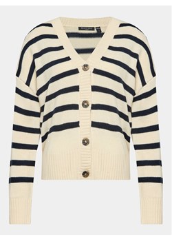 Brave Soul Kardigan LKC-274WAVES Beżowy Regular Fit ze sklepu MODIVO w kategorii Swetry damskie - zdjęcie 182713785