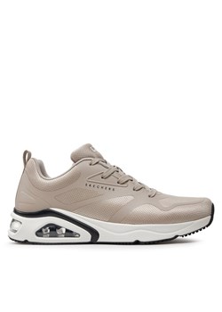 Skechers Sneakersy Tres-Air Uno-Revolution-Airy 183070/NAT Beżowy ze sklepu MODIVO w kategorii Buty sportowe męskie - zdjęcie 182713797