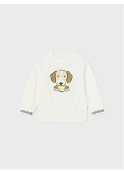 Mayoral Bluza 1414 Biały Regular Fit ze sklepu MODIVO w kategorii Bluzy i swetry - zdjęcie 182713926
