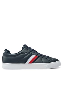 Tommy Hilfiger Sneakersy Icon Court Lth Stripes FM0FM05163 Granatowy ze sklepu MODIVO w kategorii Buty sportowe męskie - zdjęcie 182713929