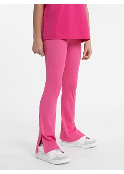 4F Legginsy 4FJAW23TTIGF097 Różowy Slim Fit ze sklepu MODIVO w kategorii Spodnie dziewczęce - zdjęcie 182713959