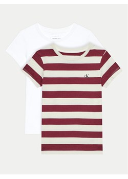 Calvin Klein Jeans Komplet 2 t-shirtów IG0IG02741 Kolorowy Slim Fit ze sklepu MODIVO w kategorii Bluzki dziewczęce - zdjęcie 182713966