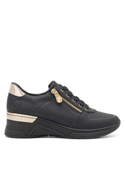 Rieker Sneakersy N4305-00 Czarny ze sklepu MODIVO w kategorii Buty sportowe damskie - zdjęcie 182713986