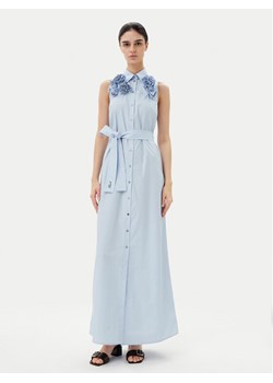 KARL LAGERFELD Sukienka letnia A2W13004 Błękitny Regular Fit ze sklepu MODIVO w kategorii Sukienki - zdjęcie 182714017