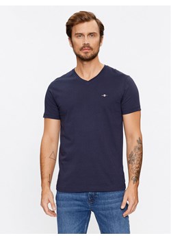 Gant T-Shirt Shield 2003186 Granatowy Slim Fit ze sklepu MODIVO w kategorii T-shirty męskie - zdjęcie 182714159