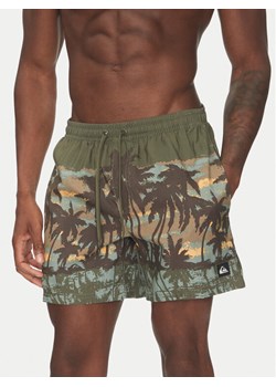 Quiksilver Szorty kąpielowe Everyday Straight Volley 15 EQYJV04121 Zielony Regular Fit ze sklepu MODIVO w kategorii Kąpielówki - zdjęcie 182714216