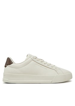 Tommy Hilfiger Sneakersy Th Court Best Tumbled Lth FM0FM05324 Beżowy ze sklepu MODIVO w kategorii Buty sportowe męskie - zdjęcie 182714276
