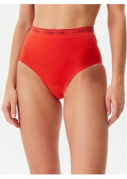 Calvin Klein Underwear Figi klasyczne z wysokim stanem LV00QF8282 Czerwony ze sklepu MODIVO w kategorii Majtki damskie - zdjęcie 182714419