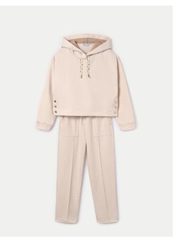 Mayoral Dres 7846 Beżowy Regular Fit ze sklepu MODIVO w kategorii Dresy dziewczęce - zdjęcie 182714879