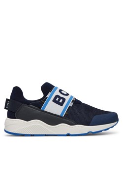 BOSS Sneakersy J51645 S Granatowy ze sklepu MODIVO w kategorii Buty sportowe dziecięce - zdjęcie 182715049