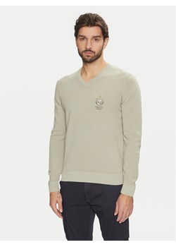 Aeronautica Militare Longsleeve 242MA1512L463 Zielony Regular Fit ze sklepu MODIVO w kategorii T-shirty męskie - zdjęcie 182715117