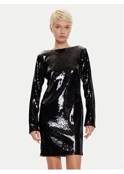 Boss Sukienka koktajlowa Emaxa 50526990 Czarny Relaxed Fit ze sklepu MODIVO w kategorii Sukienki - zdjęcie 182715139