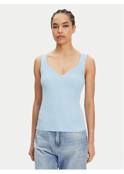 Vero Moda Top Willow 10326450 Niebieski Slim Fit ze sklepu MODIVO w kategorii Bluzki damskie - zdjęcie 182715159