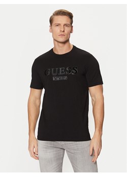 Guess T-Shirt M5RI12 J1314 Czarny Slim Fit ze sklepu MODIVO w kategorii T-shirty męskie - zdjęcie 182715195