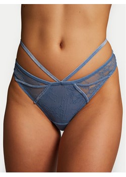 Hunkemöller Stringi Molly 204622 Niebieski ze sklepu MODIVO w kategorii Majtki damskie - zdjęcie 182715316