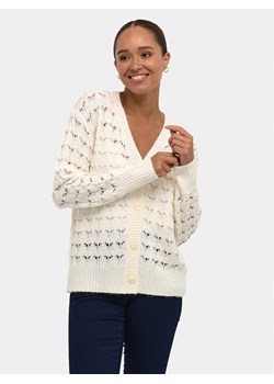 Kaffe Kardigan Elena 10508196 Écru Regular Fit ze sklepu MODIVO w kategorii Swetry damskie - zdjęcie 182715329