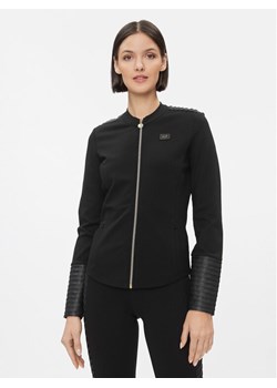 EA7 Emporio Armani Bluza 6RTM32 TJRLZ 1200 Czarny Regular Fit ze sklepu MODIVO w kategorii Bluzy damskie - zdjęcie 182715447