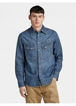 G-Star Raw Koszula jeansowa Dakota D23006-D539 Niebieski Regular Fit ze sklepu MODIVO w kategorii Koszule męskie - zdjęcie 182715528