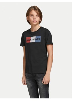 Jack&Jones Junior T-Shirt 12152730 Czarny Regular Fit ze sklepu MODIVO w kategorii T-shirty chłopięce - zdjęcie 182715659