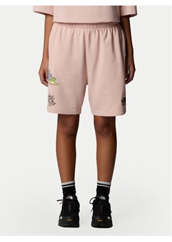 The North Face Szorty sportowe Unisex Mountain Cleanup NF0A8C2X Różowy Relaxed Fit ze sklepu MODIVO w kategorii Spodenki męskie - zdjęcie 182715709