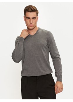 Boss Sweter Baram-L 50476363 Szary Regular Fit ze sklepu MODIVO w kategorii Swetry męskie - zdjęcie 182715827