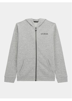 Guess Bluza L4RQ22 KAUG0 Szary Regular Fit ze sklepu MODIVO w kategorii Bluzy chłopięce - zdjęcie 182715967