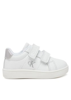 Calvin Klein Jeans Sneakersy Low Cut VelCro V1A9-82007-1355X Biały ze sklepu MODIVO w kategorii Buty sportowe dziecięce - zdjęcie 182715975