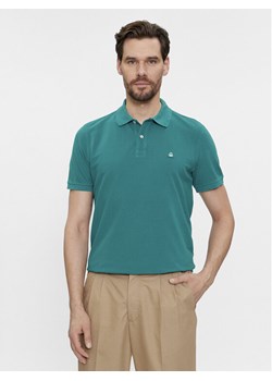 United Colors Of Benetton Polo 3089J3179 Zielony Regular Fit ze sklepu MODIVO w kategorii T-shirty męskie - zdjęcie 182716006