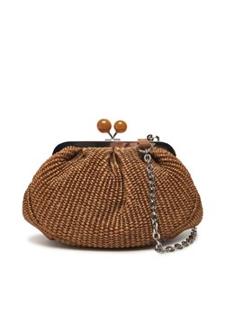 Weekend Max Mara Torebka Palmas 2515511095650 Brązowy ze sklepu MODIVO w kategorii Kopertówki - zdjęcie 182716025