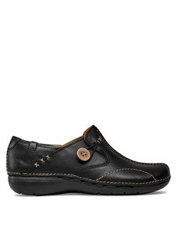 Clarks Półbuty Un Loop 203128374 Czarny ze sklepu MODIVO w kategorii Półbuty damskie - zdjęcie 182716045