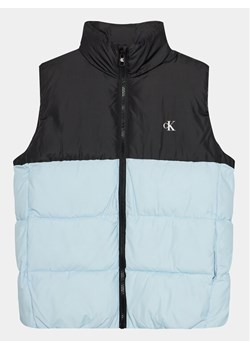 Calvin Klein Jeans Kamizelka Color Block IB0IB01981 Niebieski Regular Fit ze sklepu MODIVO w kategorii Kamizelki męskie - zdjęcie 182716055