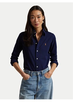 Polo Ralph Lauren Koszula 211924258016 Granatowy Slim Fit ze sklepu MODIVO w kategorii Koszule damskie - zdjęcie 182716369