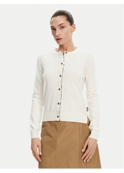 Barbour Kardigan Bredona LKN1008WH71 Écru Regular Fit ze sklepu MODIVO w kategorii Swetry damskie - zdjęcie 182716419
