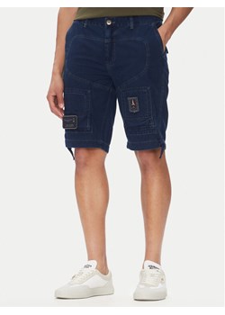 Aeronautica Militare Szorty jeansowe 251BE252CT3507 Granatowy Regular Fit ze sklepu MODIVO w kategorii Spodenki męskie - zdjęcie 182716477