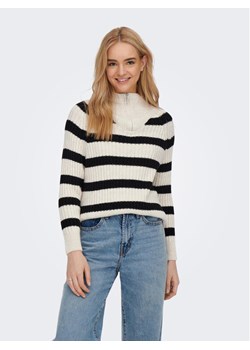 ONLY Sweter 15268818 Beżowy Regular Fit ze sklepu MODIVO w kategorii Swetry damskie - zdjęcie 182716526