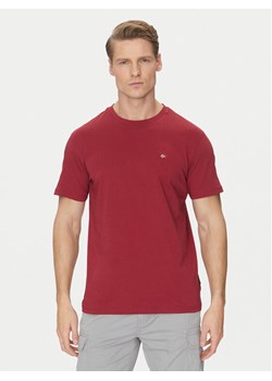Napapijri T-Shirt Salis NP0A4H8D Czerwony Regular Fit ze sklepu MODIVO w kategorii T-shirty męskie - zdjęcie 182716588